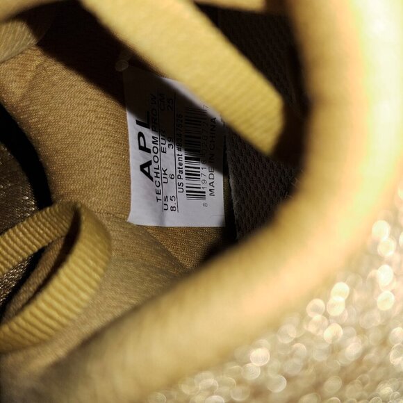 APL Techloom Pro-Metallic Gold-Propelium Athletic Shoes-Lace Up-Sz 8.5-Excellent - Picture 8 of 9